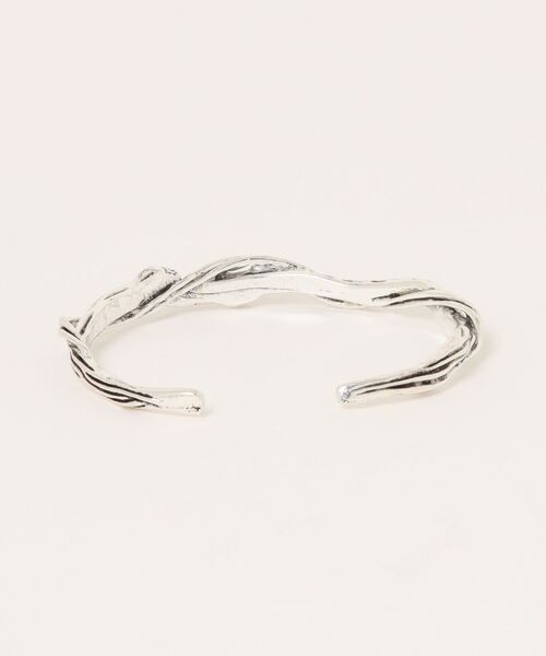 VIBGYOR（ヴィブジョー）の「シルバーツイストブレスレット/バングル/メンズ(T3)（バングル/リストバンド・メンズ・シルバー・FREE）」の3枚目の写真