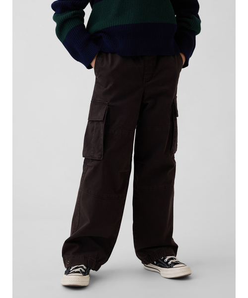 GAP(ギャップ)の「ジャージ裏地 カーゴパンツ (キッズ)(カーゴパンツ・キッズ・ブラウン/ネイビー・120cm/130cm/110cm/150cm/140cm/160cm)」の10枚目の写真