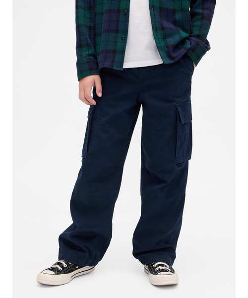 GAP(ギャップ)の「ジャージ裏地 カーゴパンツ (キッズ)(カーゴパンツ・キッズ・ブラウン/ネイビー・120cm/130cm/110cm/150cm/140cm/160cm)」の11枚目の写真