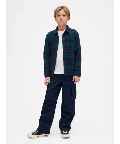 GAP(ギャップ)の「ジャージ裏地 カーゴパンツ (キッズ)(カーゴパンツ・キッズ・ブラウン/ネイビー・120cm/130cm/110cm/150cm/140cm/160cm)」の4枚目の写真