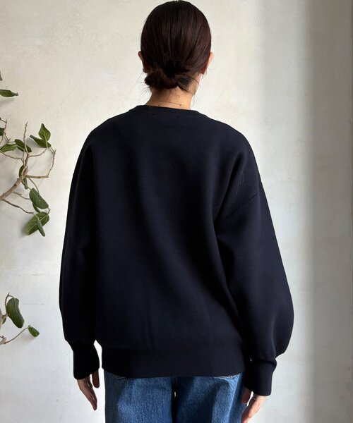 DouDou(ドゥドゥ)の「【WEB限定】パールロゴニットトップス(ニット/セーター・レディース・ネイビー/ブラック/アイボリー・FREE)」の16枚目の写真