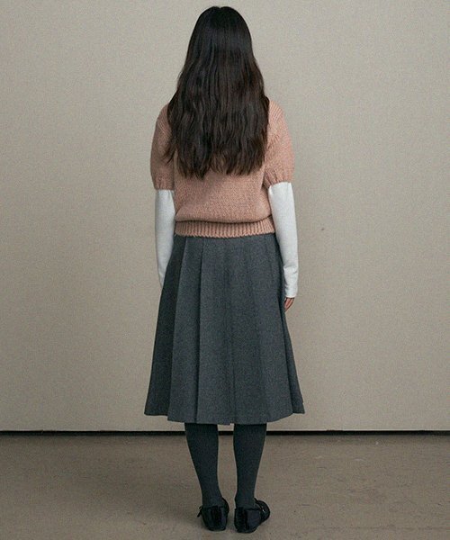 LINGSEOUL(リングソウル)の「wool pintuck skirt-gray(スカート・レディース・その他・SMALL/MEDIUM)」の7枚目の写真