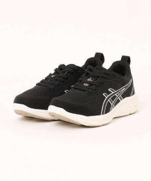 ASICS WALKING(アシックスウォーキング)の「ASICS アシックス GEL-FUNWALKER W078【幅広3E/軽量】レディースウォーキングシューズ スニーカー(ゲルファンウォーカー)(スニーカー・レディース・ブラック×ホワイト/ベージュ・22.5cm/23.0cm/23.5cm/24.0cm/24.5cm/25.0cm)」の1枚目の写真