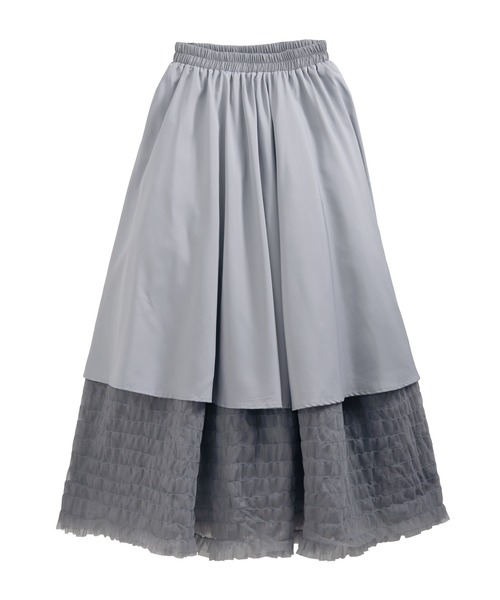 MERAKI（メラキ）の「ボリュームチュールロングスカート（スカート・レディース・ホワイト/グレー/ブラック・FREE）」の8枚目の写真
