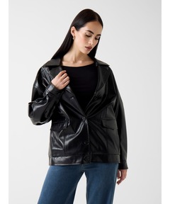 MARCIANO ESTELLA Padded Jacket With Fur ジャケット アウター 