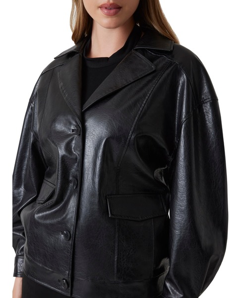 Guess（ゲス）の「FRANSISKA Jacket アウター ジャケット（カバーオール・レディース・ブラック・X-SMALL/SMALL/MEDIUM）」の4枚目の写真