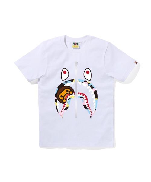 NEW MULTI CAMO MILO SHARK TEE（Tシャツ/カットソー）｜A BATHING APE 