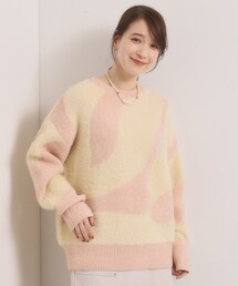 【手洗い可】モール×シャギーニット