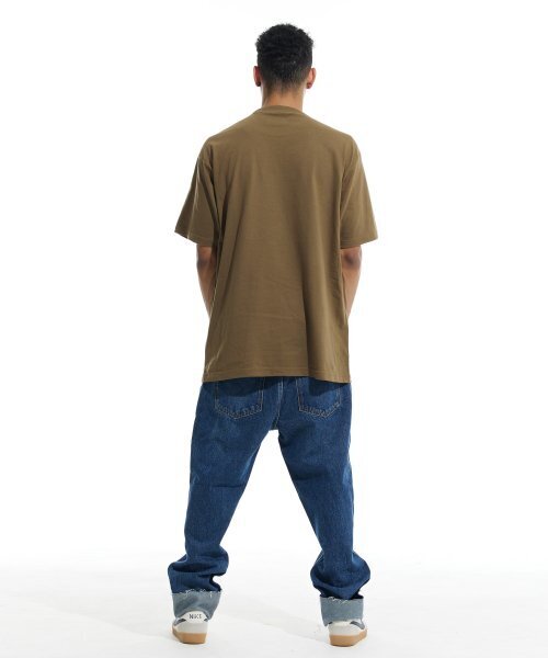 CREAM SODA LAB（クリームソーダラボ）の「モトキャンプ スモールロゴ 半袖Tシャツ オリーブ（Tシャツ/カットソー・レディース・その他・LARGE/MEDIUM/X-LARGE/XX-LARGE）」の5枚目の写真