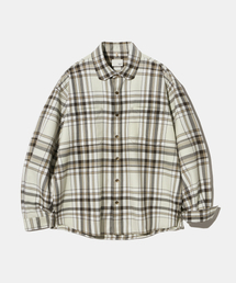 Diamond Layla（ダイアモンドレイラ）の「Down Button Collar Point Creamy Check Shirt S153（シャツ/ブラウス）」