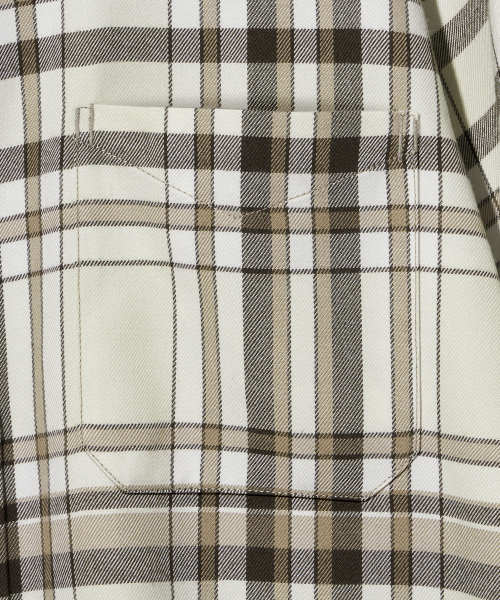 Diamond Layla(ダイアモンドレイラ)の「Down Button Collar Point Creamy Check Shirt S153(シャツ/ブラウス・レディース・その他・MEDIUM/LARGE/X-LARGE)」の5枚目の写真