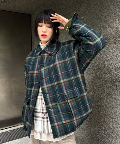 Diamond Layla(ダイアモンドレイラ)の「Down Button Collar Point Creamy Check Shirt S153(シャツ/ブラウス・レディース・その他・MEDIUM/LARGE/X-LARGE)」の11枚目の写真