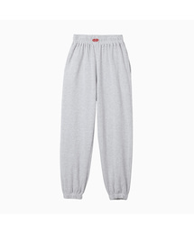 Track Logo Waffle Jogger Pants_White Melange