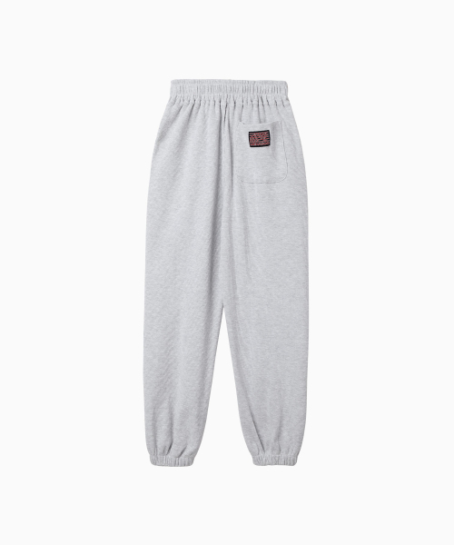 MENASOO（ミナス）の「Track Logo Waffle Jogger Pants_White Melange（スウェットパンツ・レディース・ホワイト・F）」の12枚目の写真