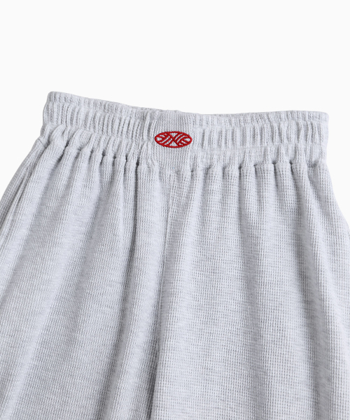 MENASOO（ミナス）の「Track Logo Waffle Jogger Pants_White Melange（スウェットパンツ・レディース・ホワイト・F）」の13枚目の写真