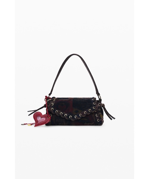 Desigual(デシグアル)の「グラフィティプリント デニムバゲットショルダーバッグ(ハンドバッグ・レディース・マルチ・FREE)」の8枚目の写真
