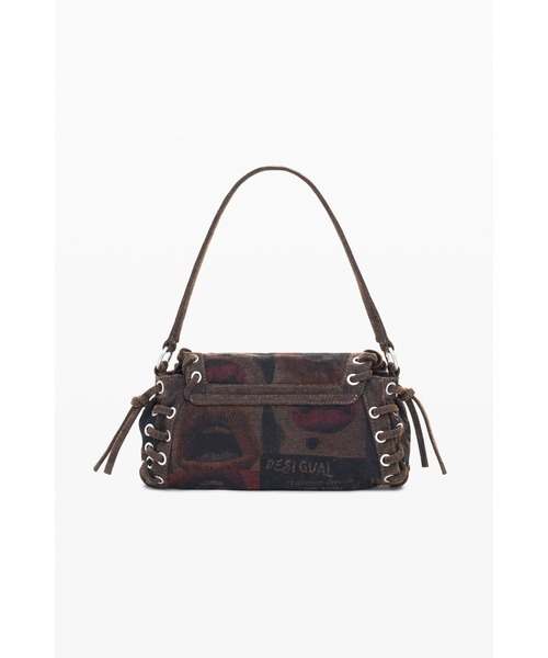 Desigual(デシグアル)の「グラフィティプリント デニムバゲットショルダーバッグ(ハンドバッグ・レディース・マルチ・FREE)」の7枚目の写真