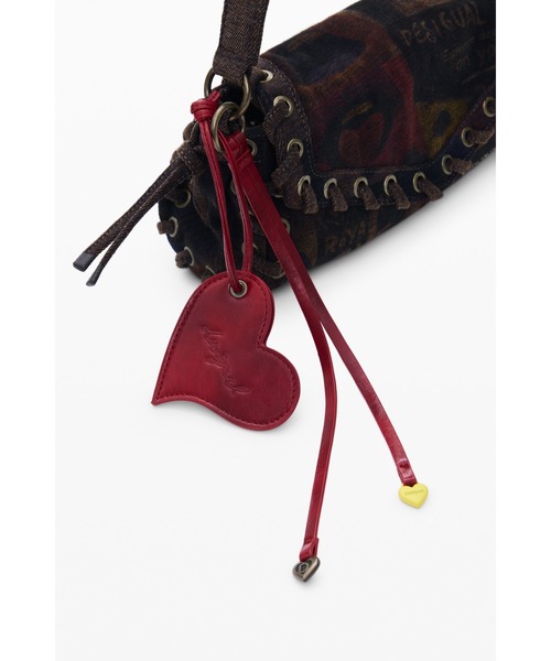 Desigual(デシグアル)の「グラフィティプリント デニムバゲットショルダーバッグ(ハンドバッグ・レディース・マルチ・FREE)」の10枚目の写真