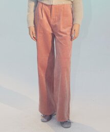 DELICCENT（デリセント）の「コーデュロイツータックパンツ [INDIE PINK]（その他パンツ）」