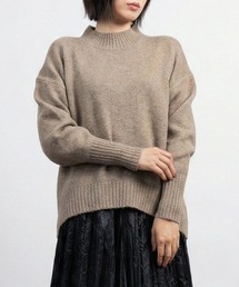 モヘアタッチ ルーズニットプルオーバー
