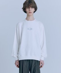 シグネチャーロゴスウェットシャツ_アイボリー