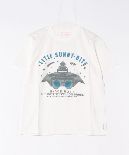 Little sunny bite(リトルサニーバイト)の「【RES】【Little sunny bite】Roket tee(Tシャツ/カットソー・レディース・ホワイト・FREE)」の2枚目の写真