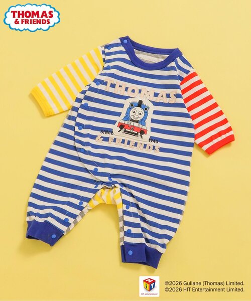 BIT'Z（ビッツ）の「【トーマス】キャラクターカバーオール（ロンパース・キッズ・グリーン/レッド/レインボー・70/60/80）」の3枚目の写真