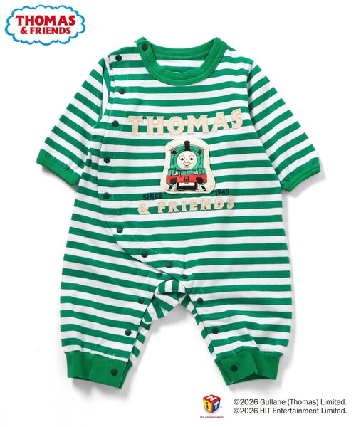 BIT'Z（ビッツ）の「【トーマス】キャラクターカバーオール（ロンパース・キッズ・グリーン/レッド/レインボー・70/60/80）」の4枚目の写真