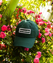 UNSTOPPABLE（アンストッパブル）の「Authentic Box Logo - Cotton Ball Cap Deep Green（キャップ）」