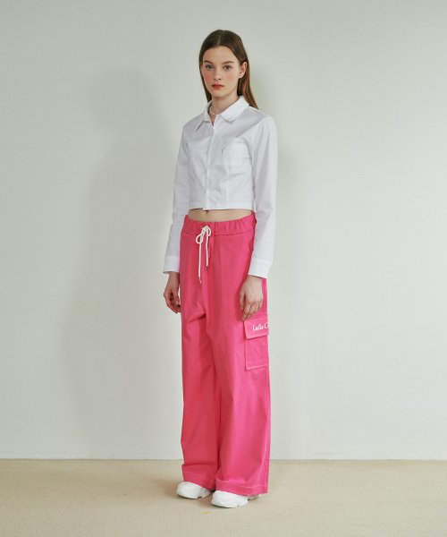 LULUCHOU(ルルシュ)の「Stitch Cargo Pants - HOT PINK(その他パンツ・レディース・その他・FREE)」の2枚目の写真