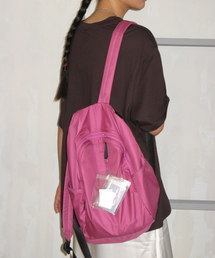 POTE（ポテ）の「0002ハイドスロットクラシックバックパック_マゼンタ（バックパック/リュック）」