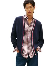 TOMMY HILFIGER | シグネチャートリムカーディガン(ニット/セーター)
