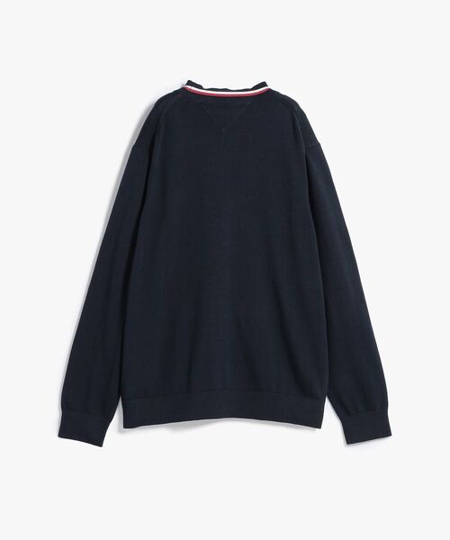 TOMMY HILFIGER（トミーヒルフィガー）の「シグネチャートリムカーディガン（ニット/セーター・メンズ・マルチ・MEDIUM/LARGE）」の6枚目の写真