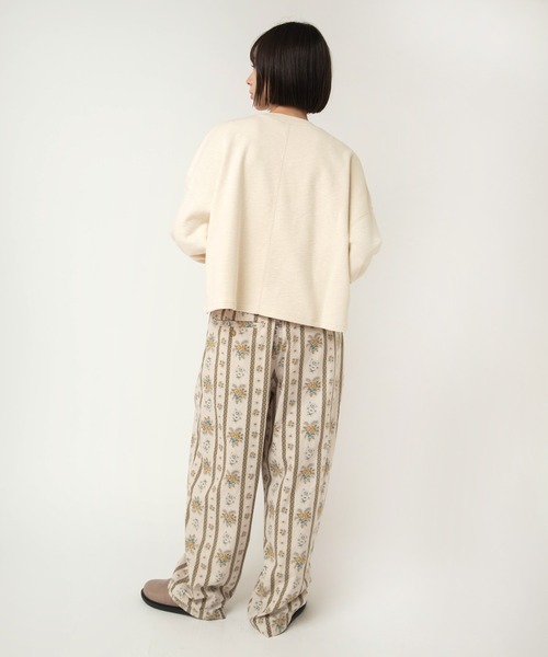 RNA-N(アールエヌエーエヌ)の「M2595 スラブスムースショート丈プルオーバー(Tシャツ/カットソー・レディース・杢グレー/キナリ/ミント・FREE)」の20枚目の写真