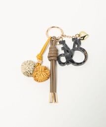 VIOLAd'ORO | <VIOLAd’ORO>ポンポン ロゴ バッグチャーム(キーホルダー)