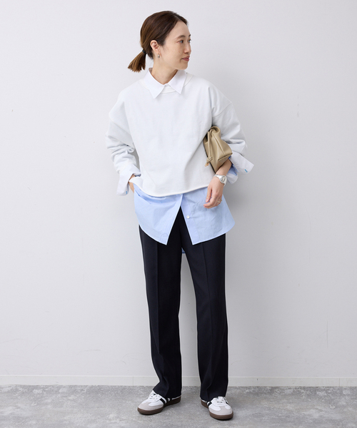 SLOBE IENA（スローブイエナ）の「《追加》SLOBE 3WAY スムース巾着バッグ（クラッチバッグ・レディース・レッド/ベージュ系その他/ブラック/ブラウン・FREE）」の19枚目の写真