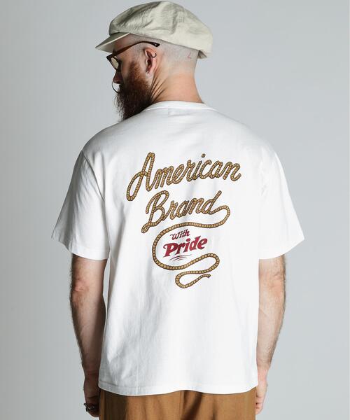 schott(ショット)の「Schott/ショット/ROPE HENLEY T-SHIRT/ロープヘンリー Tシャツ(Tシャツ/カットソー・メンズ・ホワイト/ベージュ/ブラック・M/L/XL/2XL)」の20枚目の写真
