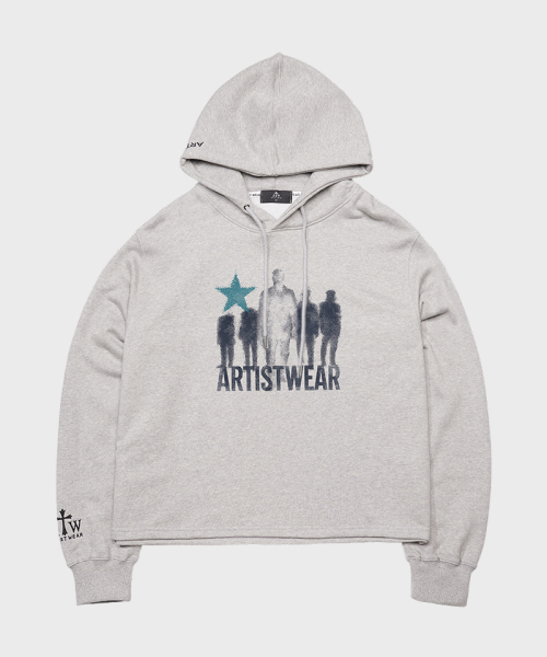 ARTISTWEAR（アーティストウェア）の「[ATW] ザラインアップイージーフード（パーカー・レディース・グレー/ブラック・MEDIUM/LARGE/X-LARGE/XX-LARGE）」の5枚目の写真