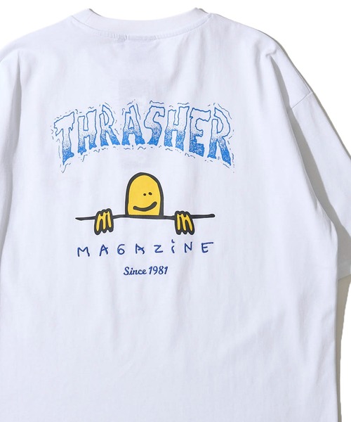 THRASHER(スラッシャー)の「【THRASHER / スラッシャー】マークゴンザレスロゴクルーネックTシャツ(Tシャツ/カットソー・メンズ・ブラック/ミント/ライトグレー/ホワイト/サックスブルー・MEDIUM/X-LARGE/LARGE)」の1枚目の写真
