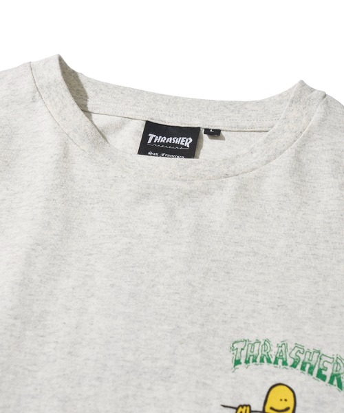 THRASHER(スラッシャー)の「【THRASHER / スラッシャー】マークゴンザレスロゴクルーネックTシャツ(Tシャツ/カットソー・メンズ・ブラック/ミント/ライトグレー/ホワイト/サックスブルー・MEDIUM/X-LARGE/LARGE)」の16枚目の写真
