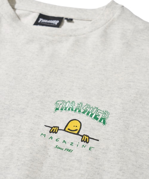 THRASHER(スラッシャー)の「【THRASHER / スラッシャー】マークゴンザレスロゴクルーネックTシャツ(Tシャツ/カットソー・メンズ・ブラック/ミント/ライトグレー/ホワイト/サックスブルー・MEDIUM/X-LARGE/LARGE)」の17枚目の写真