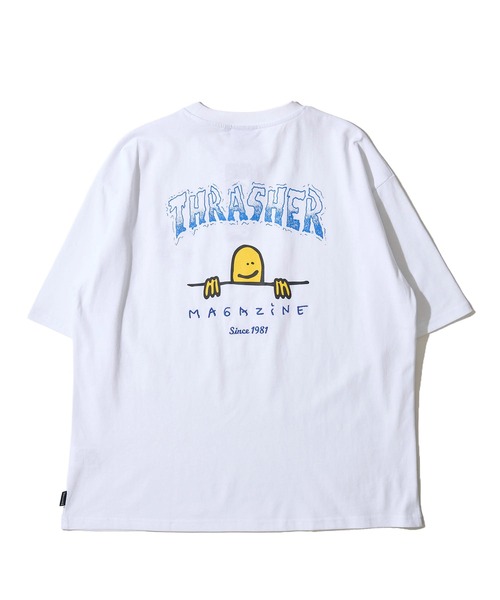 THRASHER(スラッシャー)の「【THRASHER / スラッシャー】マークゴンザレスロゴクルーネックTシャツ(Tシャツ/カットソー・メンズ・ブラック/ミント/ライトグレー/ホワイト/サックスブルー・MEDIUM/X-LARGE/LARGE)」の7枚目の写真