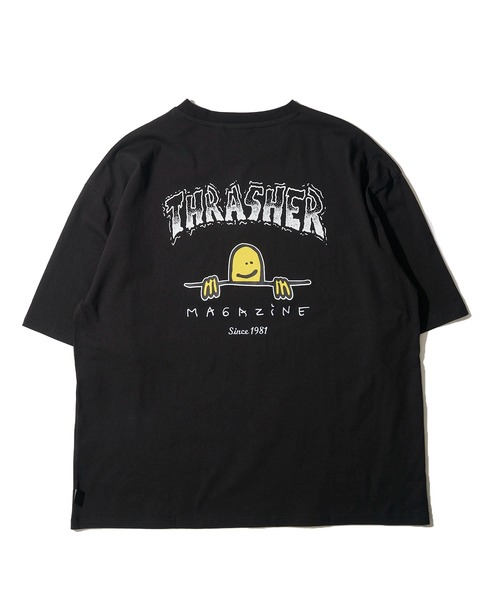 THRASHER(スラッシャー)の「【THRASHER / スラッシャー】マークゴンザレスロゴクルーネックTシャツ(Tシャツ/カットソー・メンズ・ブラック/ミント/ライトグレー/ホワイト/サックスブルー・MEDIUM/X-LARGE/LARGE)」の9枚目の写真
