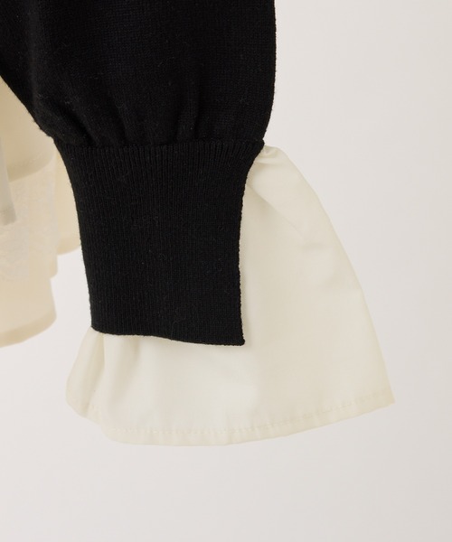 one after another NICE CLAUP（ワンアフターアナザーナイスクラップ）の「ドッキングミニワンピース（ワンピース・レディース・ブラック×ホワイト/グレー×サックスブルー/ベージュ系その他/ホワイト×ブルー・FREE）」の18枚目の写真