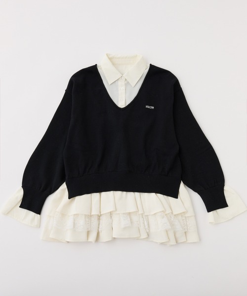 セール】ドッキングミニワンピース（ワンピース）｜one after another