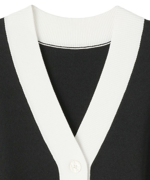 JENNE(ジェンヌ)の「ベスト風ニットトップス(Tシャツ/カットソー・レディース・ホワイト/ブラック・SMALL/LARGE/MEDIUM)」の13枚目の写真