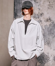 MAISON SPECIAL | 《UNISEX》Deep Front Neck Prime-Over Skipper Shirt/ディープフロントネックプライムオーバースキッパーシャツ【MAISON SPECIAL/メゾンスペシャル】(シャツ/ブラウス)