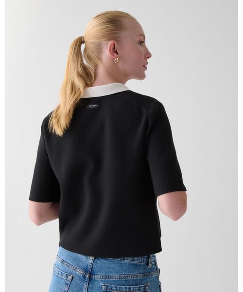 クロップド ポロ セーター（ニット/セーター）｜kate spade new york