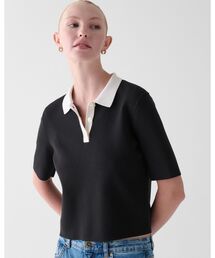 kate spade new york（ケイトスペード ニューヨーク）の「クロップド ポロ セーター（ニット/セーター）」