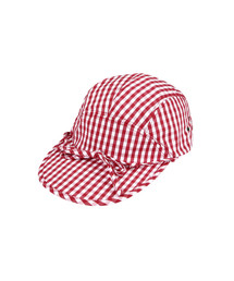 YOUCHE PRET A PORTER（ユッシュプレタポルテ）の「DR GINGHAM CHECK DUCK CAP Red（キャップ）」